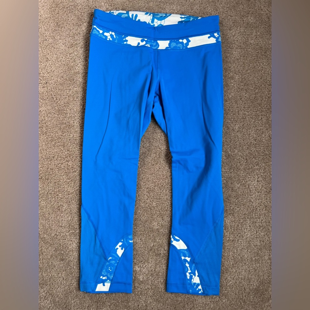 Lululemon Run Inspire Crop II Leggings. Size 6